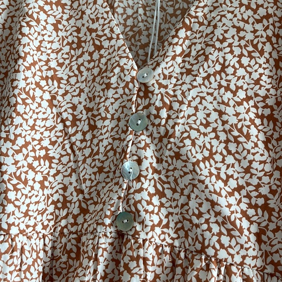 Petal & Pup floral fall mini dress - Picture 5 of 9